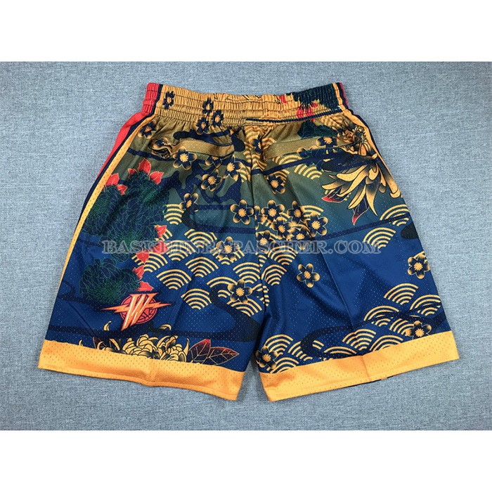 Short Golden State Warriors Lunar New Year Mitchell & Ness Just Don Orange